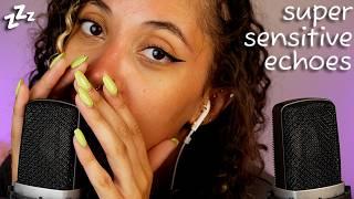 *ULTRA SENSITIVE* Ear to Ear Triggers + Mouth Sounds inverted echoes  ASMR