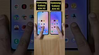 Samsung Galaxy A54 5G Vs Samsung Galaxy A34 5G Speed Test Comparison 