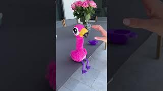 Surprising my 40 month old toddler with the viral gotta go Flamingo