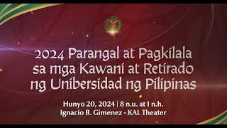 2024 Parangal sa mga Retirado ng UP Diliman