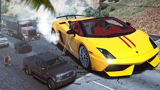 Huge Lamborghini Trolls Cops in GTA 5 RP..