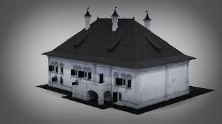 Модель палат Ван-дер-Гульстов Дома Анны Монс