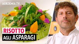 Risotto agli asparagi e limone sotto sale la ricetta inedita di Cesare Battisti