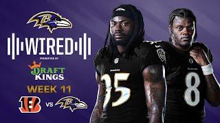 Wired Lamar Jackson & Ravens Win on Unforgettable Night Gus Edwards Micd  Baltimore Ravens