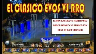 EVOS VS RRQ MATCH 1 LEMON KAGURA VS WAN HARITH