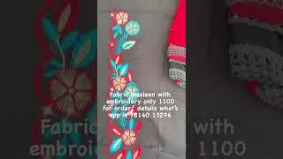 Beautiful embroidery design boutique #wholsalesuit #onlineshopping #boutiqesuits