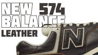 Бессмертная классика... NEW BALANCE 574 LEATHER  Хорошие кроссовки из натуральной кожи