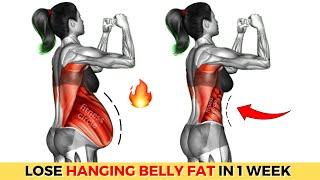 The Best Exercises for Hanging Belly Fat  30-min Workout To LOSE 3 INCHES OFF WAIST in 1 Week