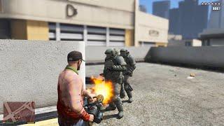 GTA V R.D.E. 4.0.4 Expanded & Enhanced - FIB Building Rampage + 10 Star Escape