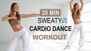 20 MIN SWEATY CARDIO DANCE Workout  All Standing  High Intensity - All Levels  Full Body Fat Burn