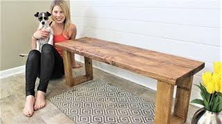 The $15 Fifteen Minute Bench - Easy DIY Project