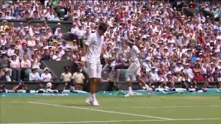 2013 Day 11 Highlights Juan Martin Del Potro v Novak Djokov