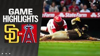 Padres vs. Angels Game Highlights 6324  MLB Highlights