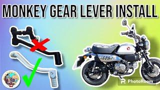 How to change the gear lever on a Honda Monkey 125  Grom