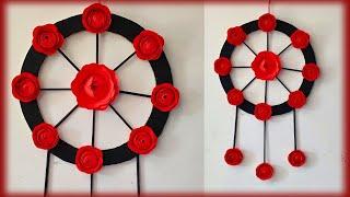 How to make wall hanging with cardboard wall hanging with waste material