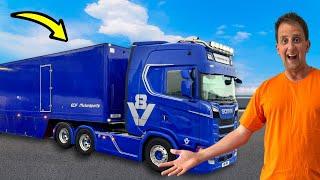 THE PERFECT LIVING TRAILER FOR MY SCANIA V8  #truckertim