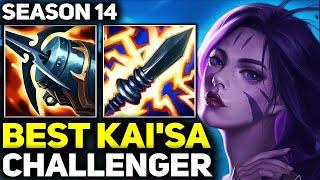 RANK 1 BEST KAISA IN THE WORLD CARRIES IN CHALLENGER  Season 14 League of Legends