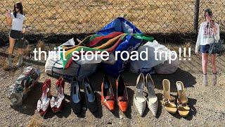 THRIFTING FOR SUMMER 2024 HUGE thrift store road trip