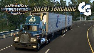 Silent Trucking - Mack E9 V8 + Reefer Sounds - ATS No Commentary