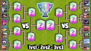 TORNEO de CARTAS LEGENDARIAS  1vs1 - 2vs2 - 3vs3  Clash Royale