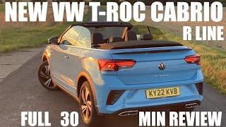 NEW 2023 VW T-ROC CABRIO R LINE - WHY ITS HARD TO HATE #vwtroc