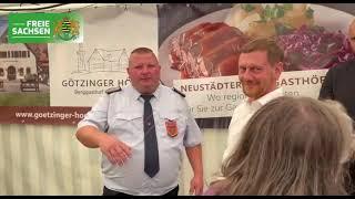  Neustadt - #FreieSachsen stellen #Kretschmer zur Rede