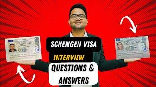 Schengen Visa Interview Questions And Answers  Schengen Tourist Visa Interview  #schengenvisa