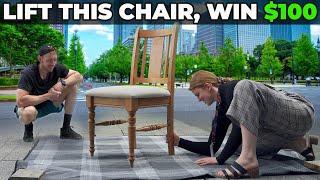 Lift This Chair WIN $100 strength or scam?