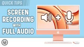 RECORD YOUR MAC SCREEN with AUDIO and MICROPHONE