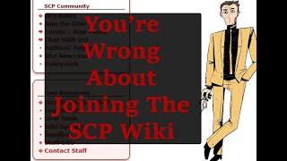 Youre Wrong About Joining the SCP Wiki Updated