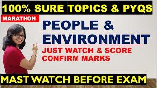 Complete People and Environment  UGC NET  Paper 1  in 2 hours- 100% Sure Topics & PYQs