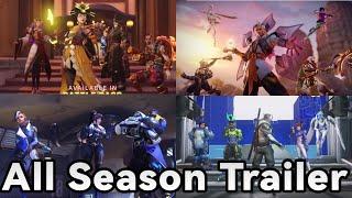 All Season Trailers Season 1 - 10 Overwatch 2