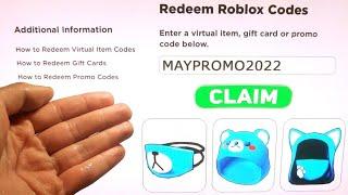 +5 *NEW* Roblox PROMO CODES 2022 All Free ROBUX Items in MAY + EVENT  All Free Items on Roblox