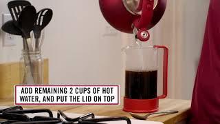 Folgers How to French Press