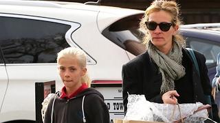 Julia Roberts And Daughter Hazel Go Shopping