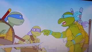 TMNT 2012 & 1987 Crossover The 80s Turtles Explanation Scene