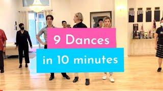 9 DANCES in 10 MINUTES Learn in this Ballroom Dance Course more then in your Entire Life BASICS