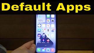 How To Change Default Apps On IOS 14-Tutorial
