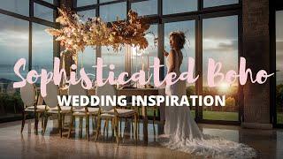 Sophisticated Boho Wedding Inspiration  Pink Book Weddings