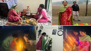 ਦਿਵਾਲੀ ਵਾਲੀ ਰਾਤ ਬਹੁਤ ਮਸਤੀ ਕੀਤੀ  Diwali Celebration    Pind Punjab de new Vlog ️