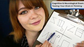 Cognitive & Neurological Function Testing—Attention Focus Memory  ASMR Soft Spoken Medical RP