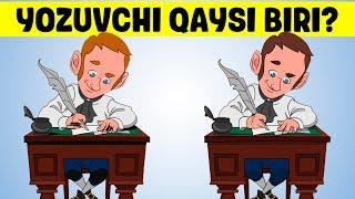 Yozuvchi qaysi biri BOSHQOTIRMA