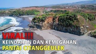 VIRAL Menjelajah Keindahan Pantai Citanggeulek Mekarmukti Garut Selatan