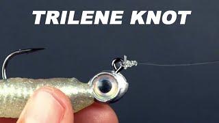 How To Tie The Trilene Knot With Monofilament Quick & Strong Snug Knot