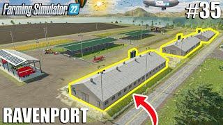 BUILDING A NEW 15000 CHICKEN FARM  Ravenport #35  Farming Simulator 22