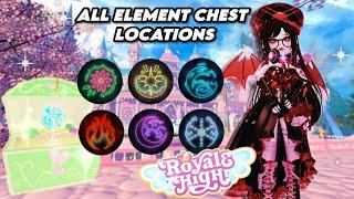 ALL ELEMENT CHEST LOCATIONS   Royale high Roblox 