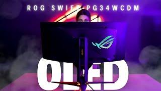 Lets Look at the ROG Swift OLED PG34WCDM Ultrawide Monitor