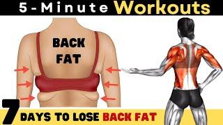 5 Minutes to Lose BACK FAT BRA BULGE AND FLABBY ARMS in 1 Week