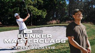 Tiger Woods And Scottie Scheffler Bunker Masterclass  TaylorMade Golf