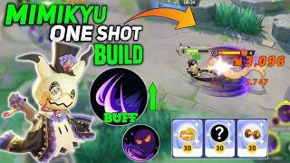 Mimikyu New One Shot Damage build for Shadow claw Best build Pokemon unite